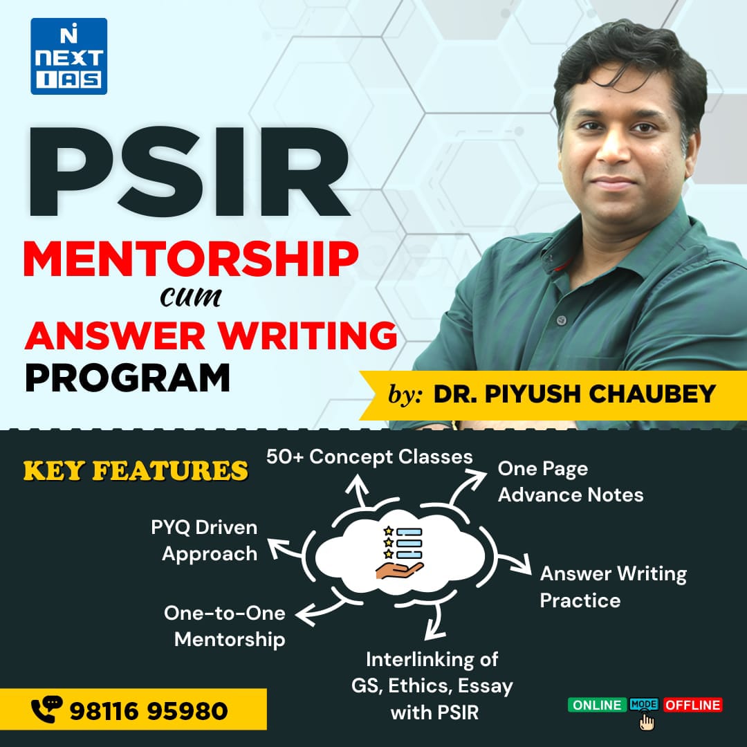 PSIR Mentorship cum Answer Writing Program