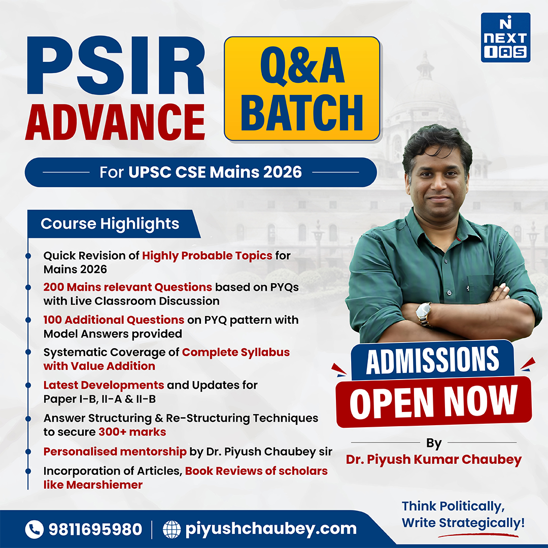 PSIR Advance Mains Q&A Program